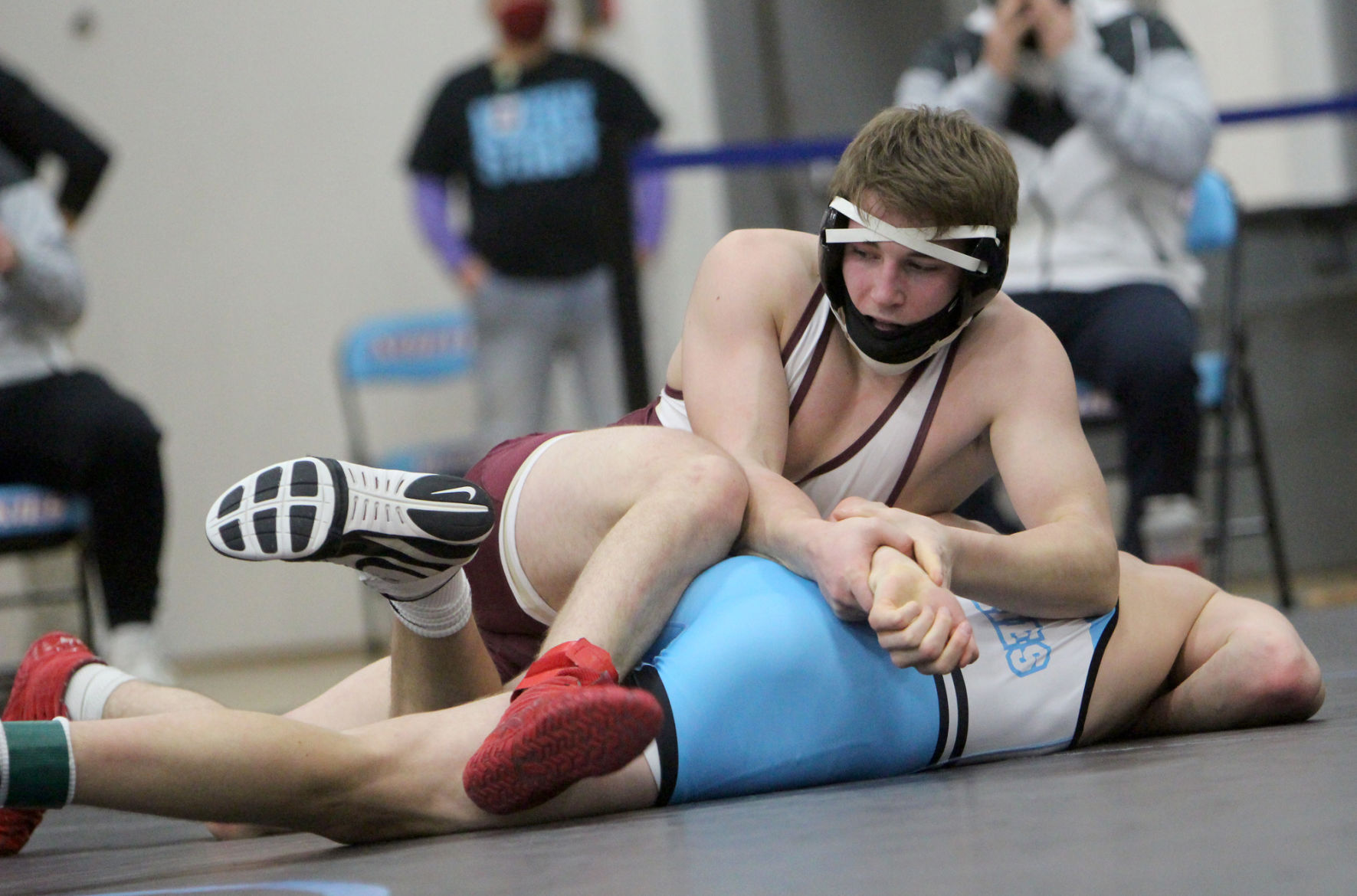 Division 1 prep wrestling sectionals at Eau Claire North 1-30-21